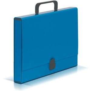 Teczka z rączką VauPe A4/4cm Classic, Niebieska jasna